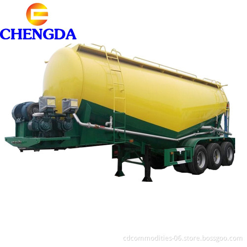 Chengda 45m3 54 Ton Six Big Double Rambers تحميل الوزن الأسمنت Semi Semi للبيع